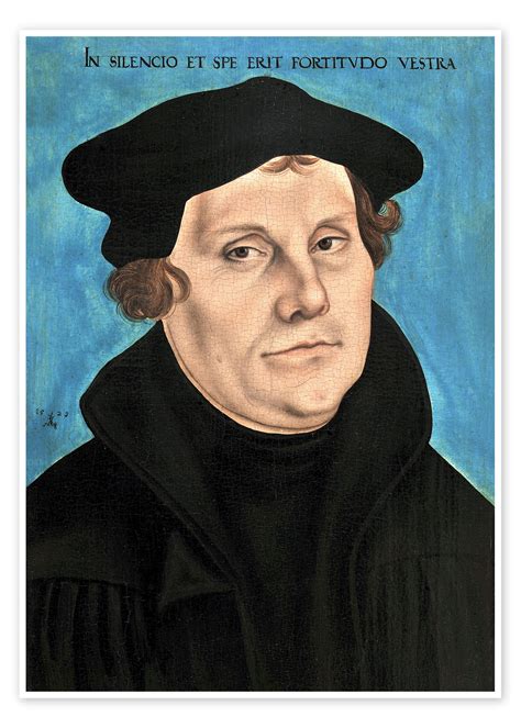 Wandbild „martin Luther Von Lucas Cranach DÄ Posterloungede