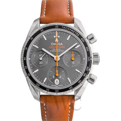 New Speedmaster Co‑axial Chronograph 38 Mm Automatic Grey Dial Steel