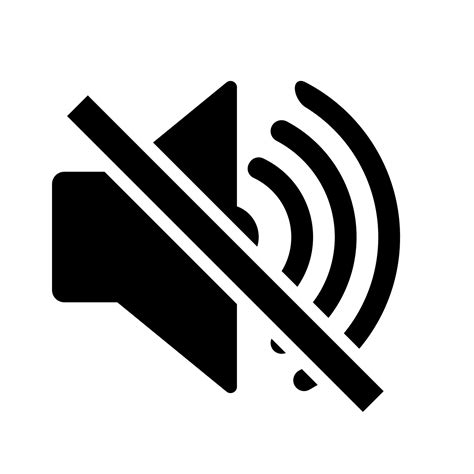 Do Not Make A Loud Noise No Speaker No Sound Icon 3611449 Vector Art