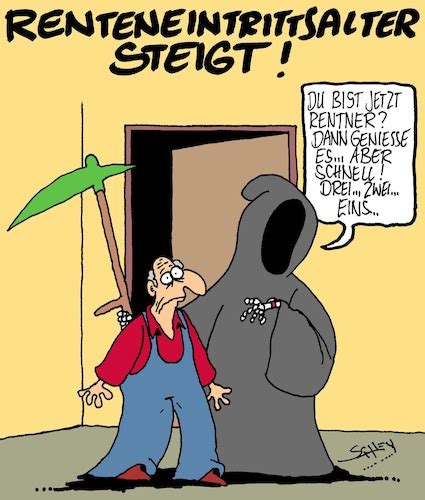 Renteneintrittsalter Von Karsten Schley Politik Cartoon Toonpool