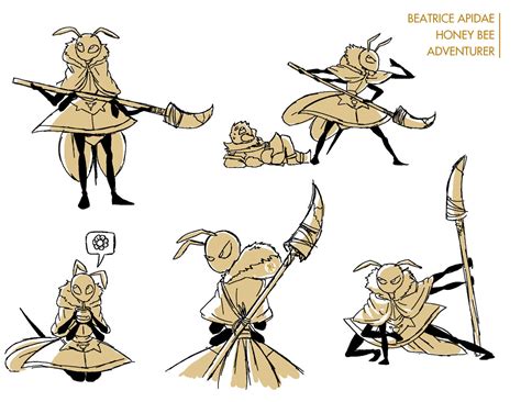 Bee Adventurer Character Design By Angie Mations On Deviantart