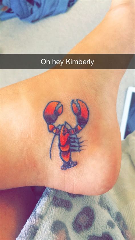My New Lobster Tattoo Lobster Tattoo Tattoos Cute Tattoos