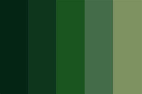 7 Sophisticated Dark Green Color Palettes With Hex Codes