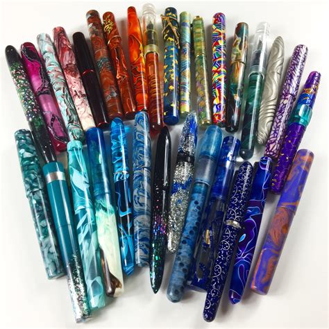 My Collection Of Hand Made Fountain Pens