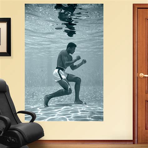 Muhammad Ali Underwater Training Mural Wall Decal Shop Fathead® For