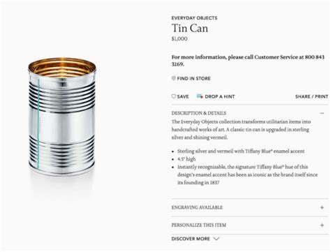 Tiffanys Released An Everyday Objects Line That Costs More Than My Rent