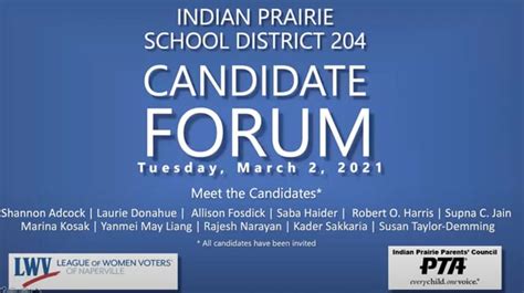 indian prairie school district 204 candidate forum 2021 nctv17