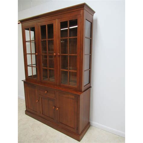 Ethan Allen Mission American Impressions Cherry China Cabinet