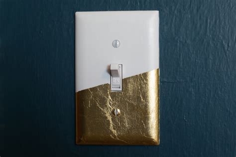 Diy Gold Leaf Light Switch Cover Sarah Hearts