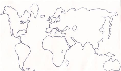 Continents Drawing At Explore Collection Of