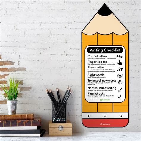 General Writing Checklist Printable Poster For The Classroom Teach