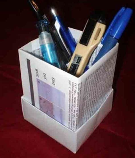 Cara Membuat Kotak Pensil Box Sederhana Dari Kertas Atau Karton Bekas