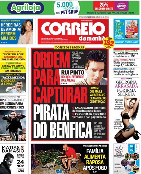 Veja A Capa Do Cm De Hoje Capas De Jornais Jornais E Revistas Capas