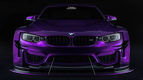 Purple Bmw Car Wallpaper