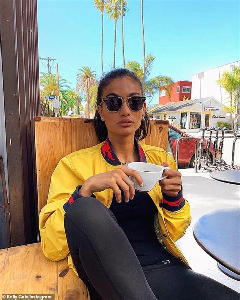 Victorias Secret Model Kelly Gale Enjoys A Coffee Date In Los Angeles