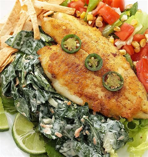 Maybe you would like to learn more about one of these? Cajun Fish Taco Salad with Collard Slaw| Keto | Low Carb ...