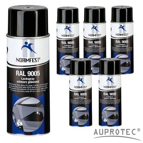 27 25 L Lackspray RAL 9005 schwarz glänzend Glanzlack Auto Lack Spray