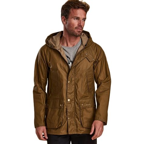 Barbour Lightweight Bedale Wax Hooded Jacket Mens Clothing