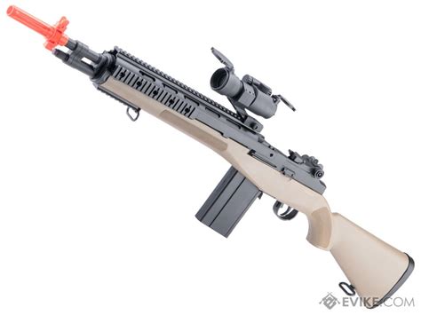 Agm M14 Socom Airsoft Spring Powered Rifle Package Color Tan