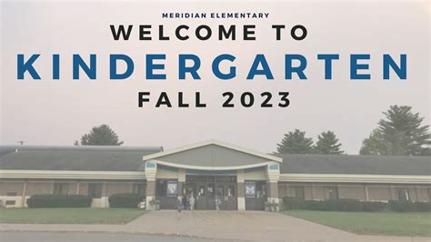 Kindergarten Roundup Meridian Elementary School