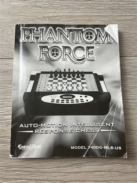 Excalibur Phantom Force Electronic Self Moving Chess Set Xc5559 Master