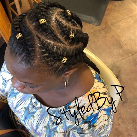 Knotless Cornrows | Goddess braids, Goddess braids hairstyles, Cornrows