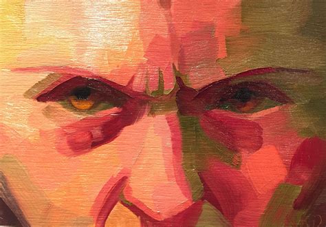 Angry Self Portrait Art Reference Painting Artwork