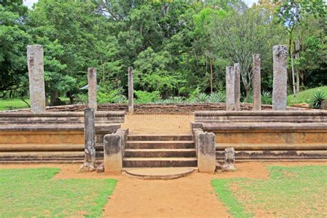 Anuradhapura Mahasena Palace`s Moonstone Sri Lanka Unesco World