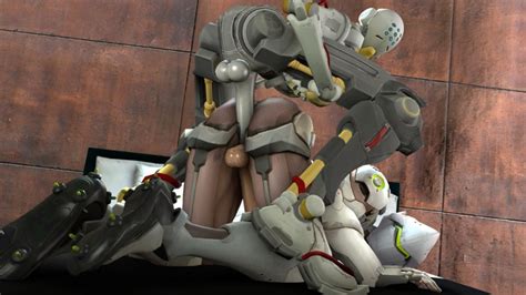 Rule 34 3d Cyborg Doggy Style Doggystyle From Behind Gay Genji Helmet
