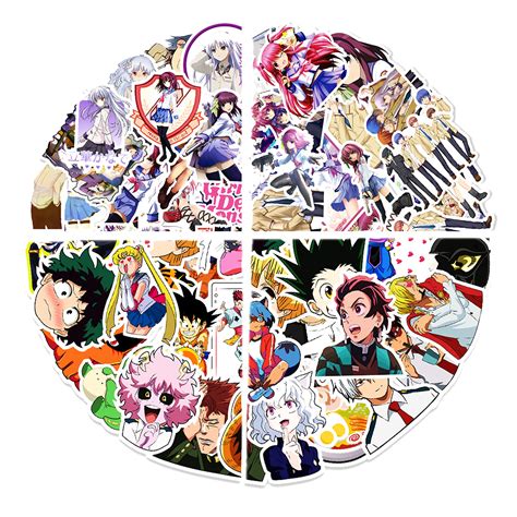 Buy Anime Mixed Stickers Vinyl Waterproof Stickers For Laptop Water
