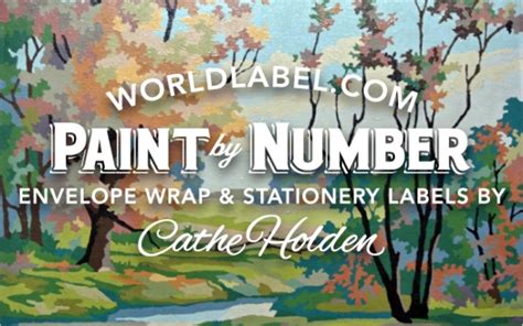 Download them for free in ai or eps format. Paint by Number Envelope Wrap & Stationery Labels | Free ...