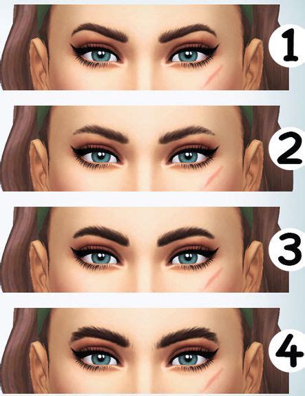 Which Eyebrows Vixella Uses In The Video Get Famous 1 Sims 4 Cc