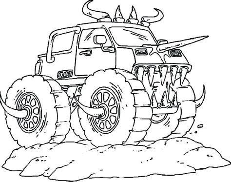 It keeps them busy and it develops those little minds. Free Printable Monster Truck Coloring Pages at ...