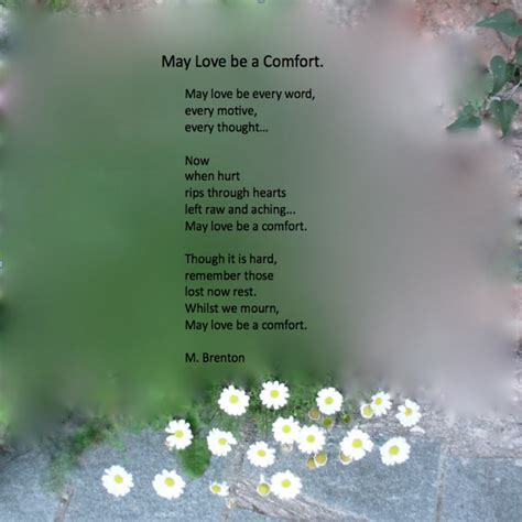 A poem for the bereaved and grieving by Michele Brenton and written