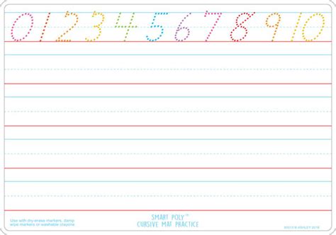 Cursive Smart Poly Learning Mat Ashley Productions