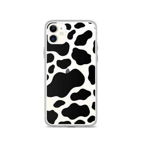 Cow Print Phone Case Animal Print Phone Case Trendy Iphone Etsy