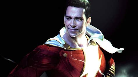 New Shazam Set Photo Shows The Front Of Zachary Levis Costume