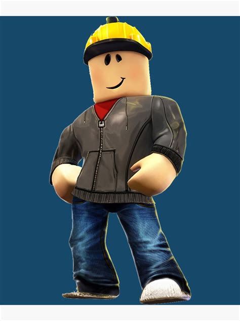 Roblox Avatar Builderman Strong Poster By Anita Cashop Redbubble