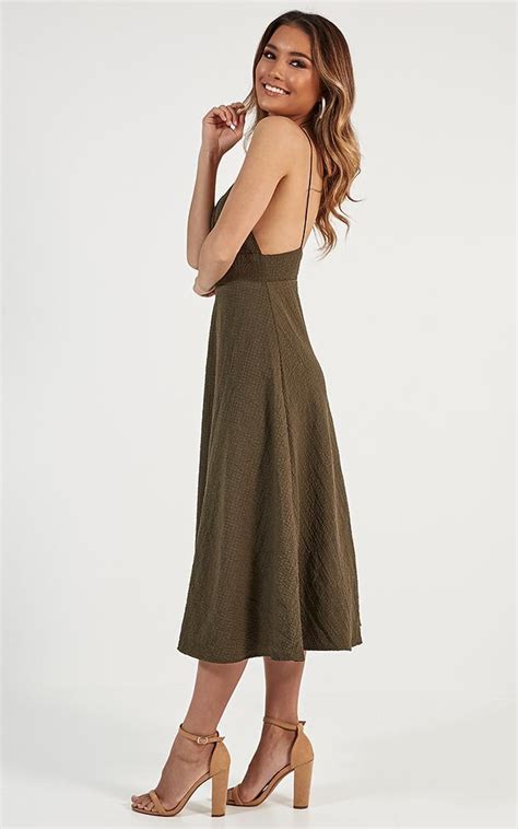 Oh Romeo Dress In Khaki Showpo Usa