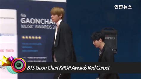 170222 방탄소년단 Bts At Gaon Chart Kpop Awards Red Carpet Youtube