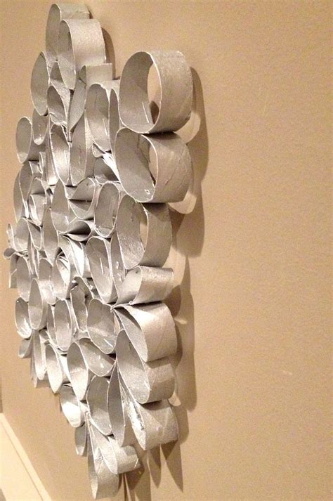 Dont Mis It Diy Paper Towel Roll Wall Art