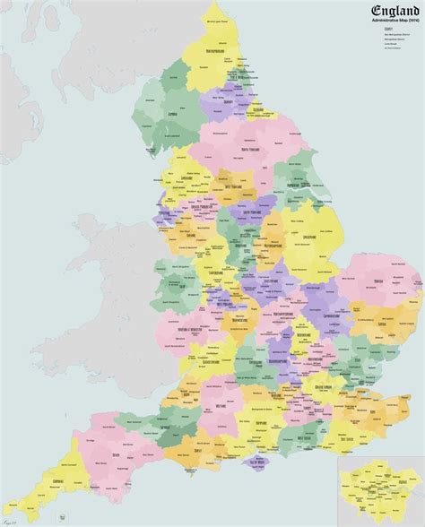 Districts In England In 1974 Administration Law Courses Local