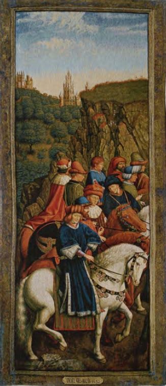 The Just Judges Ghent Altarpiece Flemish Tapestry