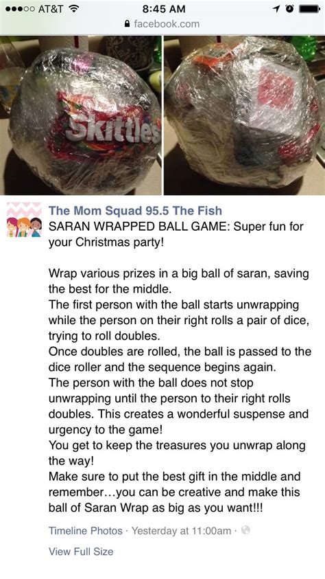 saran wrap ball game rules printable