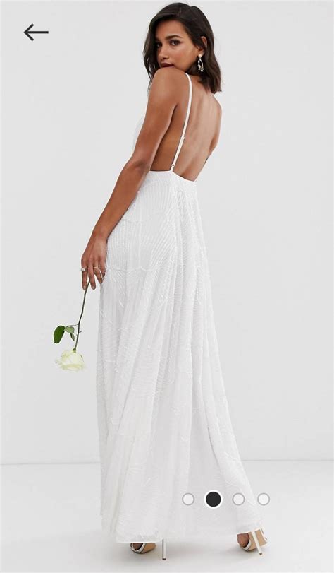 Asos Bridal Embellished Cami Wedding Dress New Wedding Dress Save 28