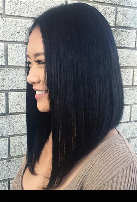 51 Gorgeous Long Bob Hairstyles Stayglam Hair Styles Angled Bob