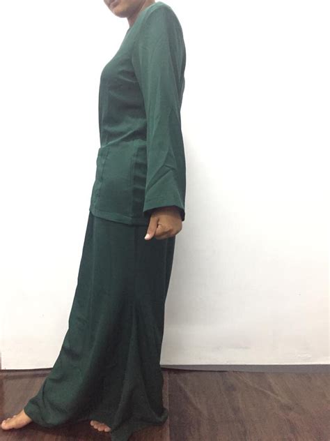 Baju Kurung Moden Kurung Kedah Berpoket Mini Kurung Como Crepe Kain A