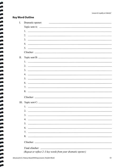 Blank Key Word Outline Iew Mummies Key Word Outline By Danielle Lynn