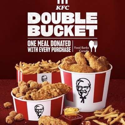 Kfc Double Bucket Campaign To Support Food Banks Canada