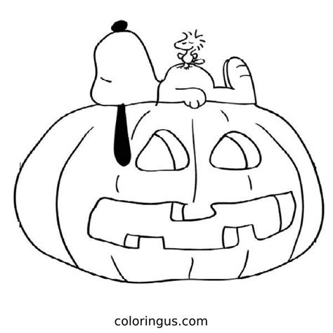 Charlie Brown Halloween Coloring Pages Snoopy Coloring Pages